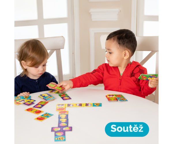 Far Far Land Domino s obrázky doprava 28 karet