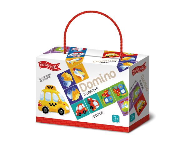 Far Far Land Domino s obrázky doprava 28 karet