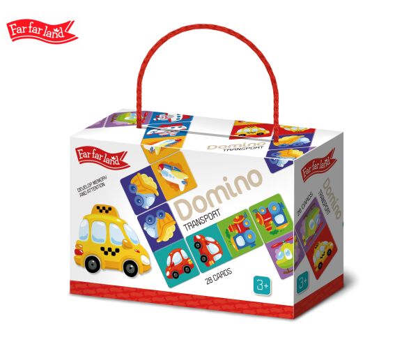 Far Far Land Domino s obrázky doprava 28 karet