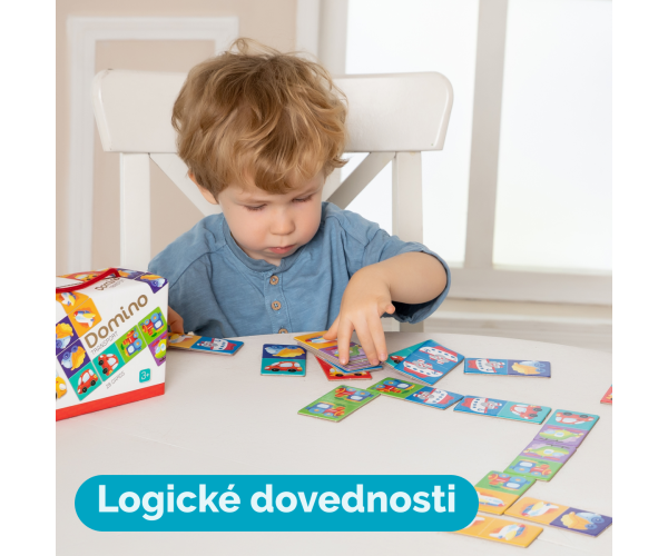 Far Far Land Domino s obrázky pro dívky 28 karet