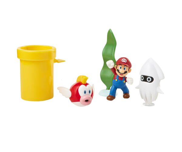 Super Mario Set figurek dioráma 6 cm