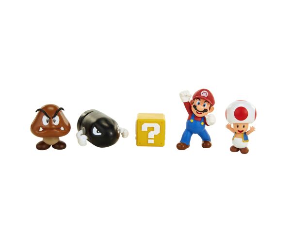 Super Mario Set figurek dioráma 6 cm