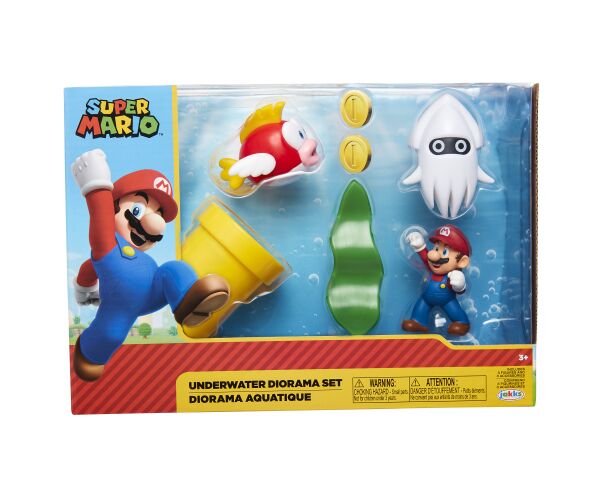 Super Mario Set figurek dioráma 6 cm