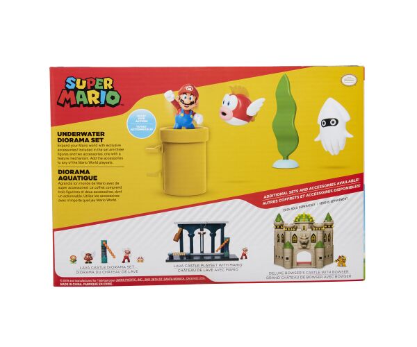 Super Mario Set figurek dioráma 6 cm
