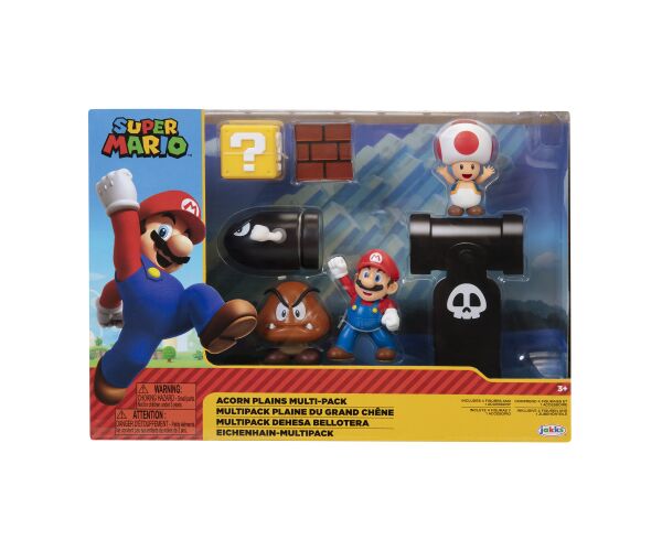 Super Mario Set figurek dioráma 6 cm