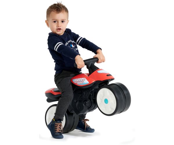 FALK Odrážedlo Baby Moto Team Bud Racing červené