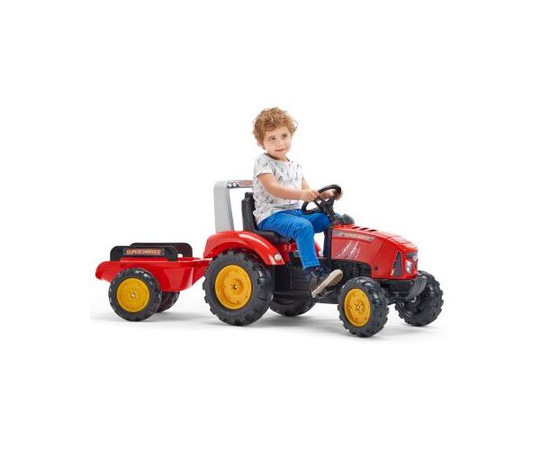 FALK Šlapací traktor Supercharger červený