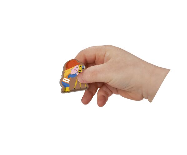 Janod Magnetická kniha Magnetibook Na stavbě