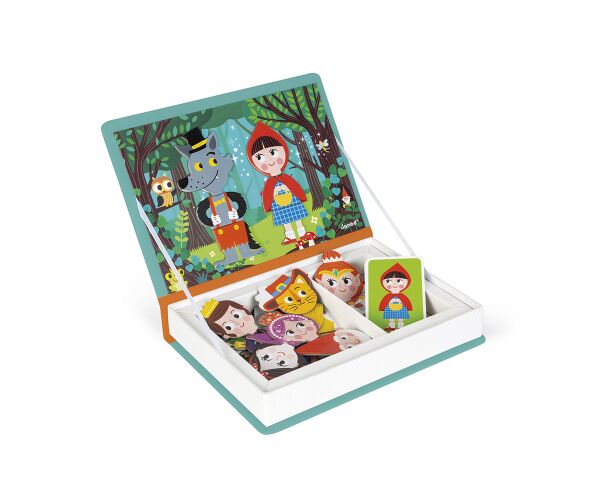 Janod Magnetická kniha Magnetibook Pohádky