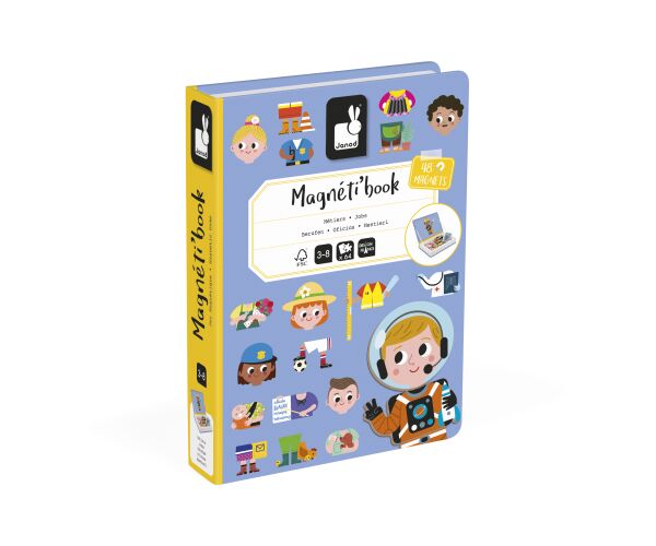 Janod Magnetická kniha Magnetibook Povolání