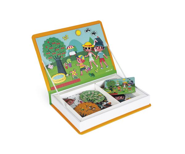 Janod Magnetická kniha Magnetibook Roční období