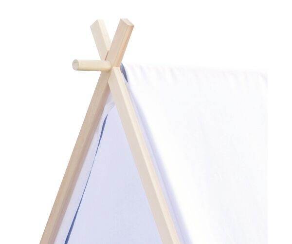Stan domeček bílo šedý 150cm