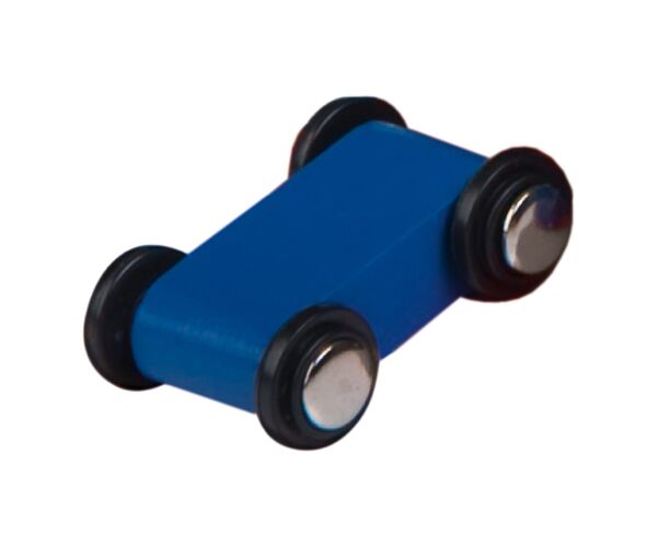 Autodráha dřevěná s autíčky 4ks