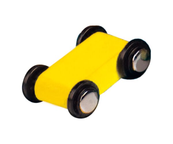 Autodráha dřevěná s autíčky 4ks