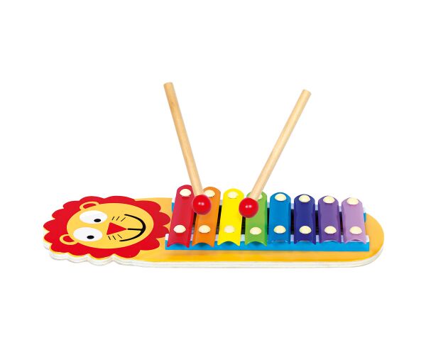 Xylofon kovový Lvíček 32cm