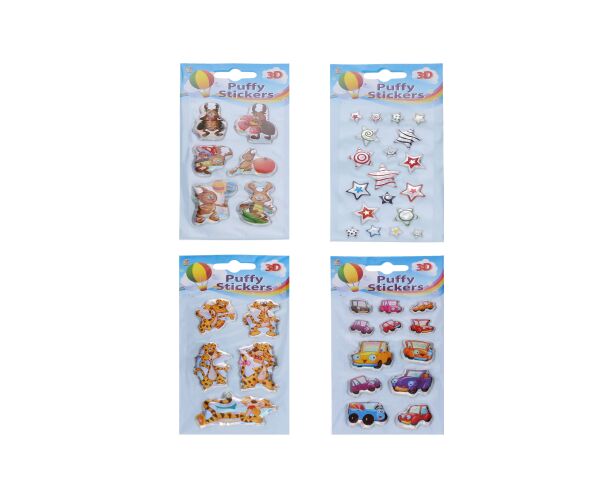 Samolepky Puffy 3D MIX