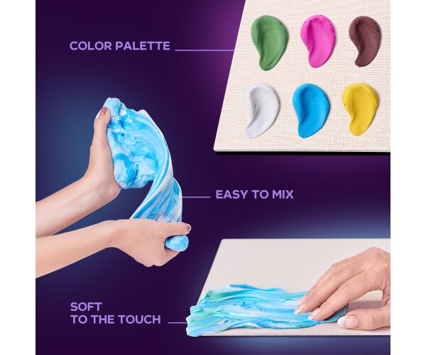 OKTO SENSOTY ART výtvarná sada  ”Květinové záhony v Holandsku” 30x40 cm