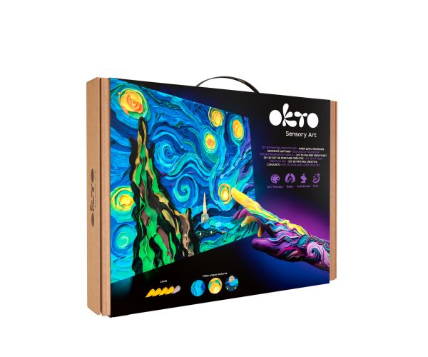 OKTO výtvarná sada ”Hvězdná noc” 30x40 cm