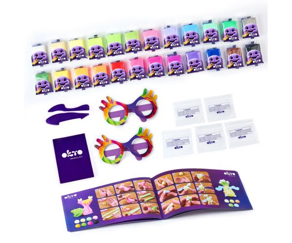 OKTO Samoschnoucí modelovací hmota set 24 barev