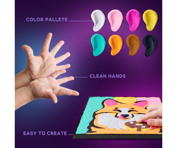 OKTO Liška výtvarná sada malování na plátno 29x29cm