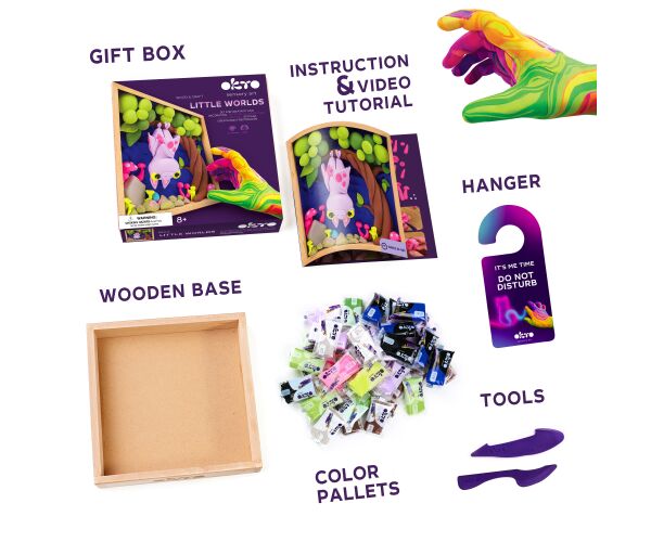 OKTO Modelování Malý svět v rámečku motiv 