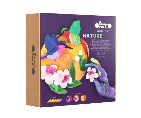 OKTO NATURE Výtvarná modelovací sada Kolibříci