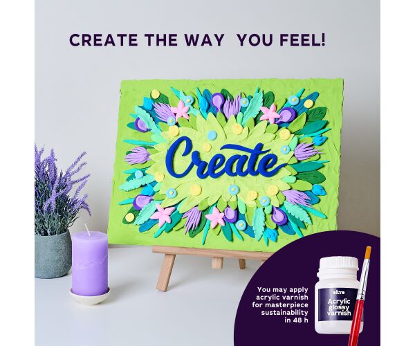 OKTO Lettering Výtvarný set malování hmotou 
