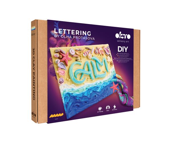 OKTO Lettering Výtvarný set malování hmotou 