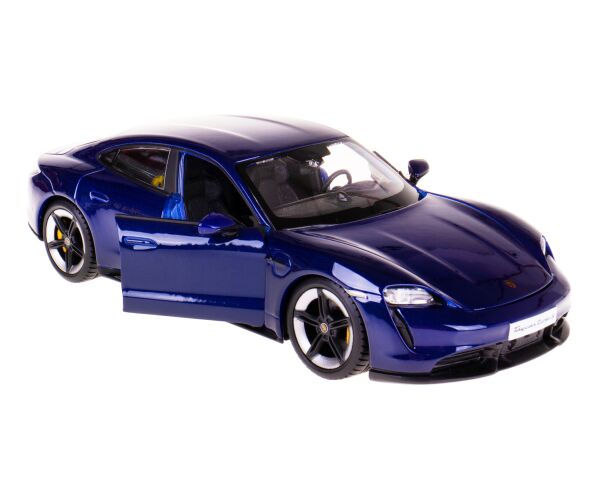 Bburago 1:24 Porsche Taycan Turbo S 2019 Carrara Blue