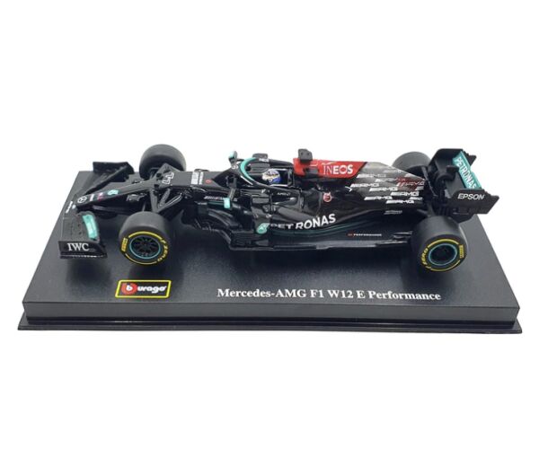 Bburago 1:43 RACE  F1 - MERCEDES-AMG F1 W12 E Performance (2021) #77 (Valtteri Bottas)