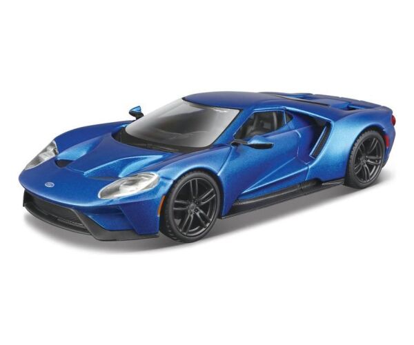 Bburago 1:32 Ford GT - 2019 - Light Blue/Orange