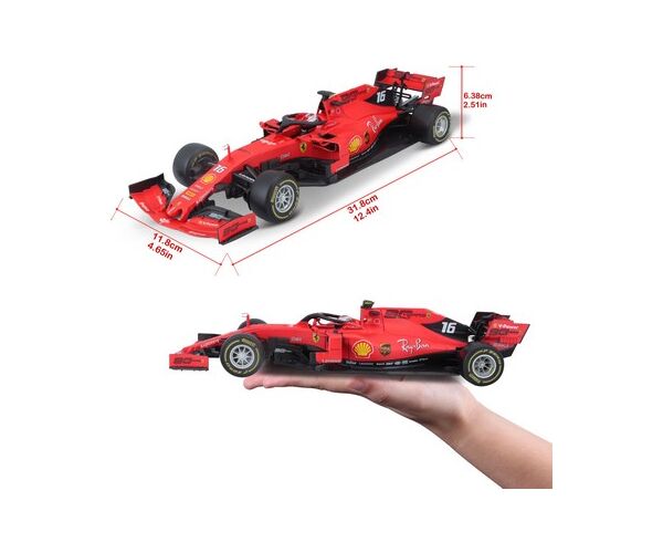 Bburago 1:18 Ferrari  F1 2019 SF90 LeClercl