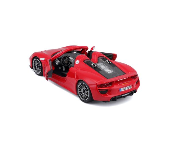 Bburago 1:24 Plus Porsche 918 Spyder Red