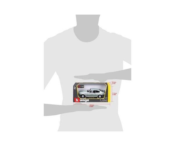 Bburago 1:24 Plus Ford Capri 1982 Light Green