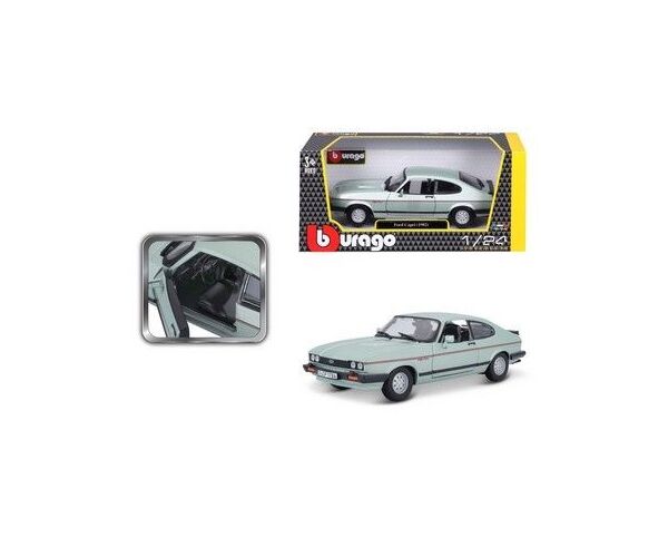 Bburago 1:24 Plus Ford Capri 1982 Light Green
