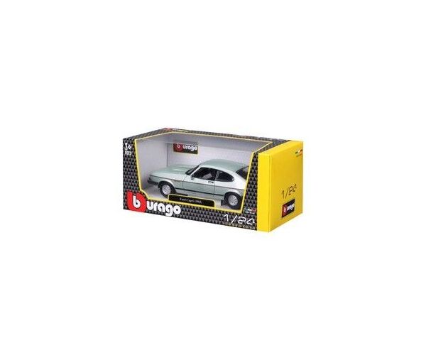 Bburago 1:24 Plus Ford Capri 1982 Light Green