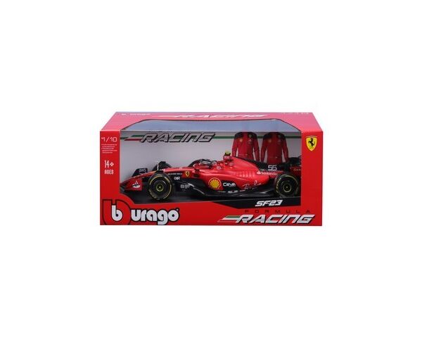 Bburago 1:18 Formule F1 Ferrari Scuderia SF-23(2023) nr.55 Carlos Sainz - s řidičem