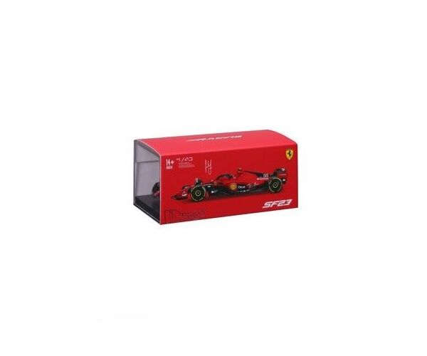Bburago 1:43 Formule F1 Ferrari Scuderia SF-23 (2023) nr.55 Carlos Sainz  s řidičem