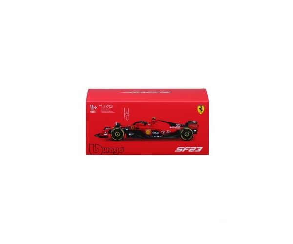 Bburago 1:43 Formule F1 Ferrari Scuderia SF-23 (2023) nr.55 Carlos Sainz  s řidičem