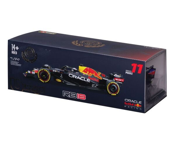 Bburago 1:24 Formule F1 Oracle Red Bull Racing RB18(2022) nr.11 Sergio Pérez s řidičem