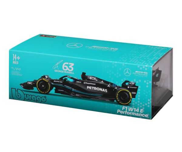 Bburago 1:24 Formule F1 Mercedes-AMG Petronas W14 E Performance(2023) nr.63 George Russell