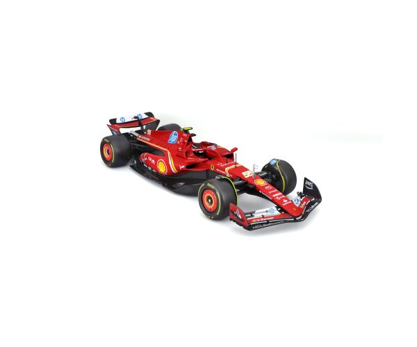 Bburago 1:18 Formula F1 Ferrari Scuderia SF-24(2024) nr.55 Carlos Sainz  - with driver and decorativ