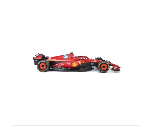Bburago 1:18 Formula F1 Ferrari Scuderia SF-24(2024) nr.55 Carlos Sainz  - with driver and decorativ