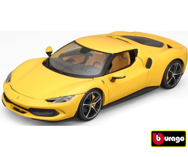 Bburago 1:18 Ferrari 296 GTB - Yellow