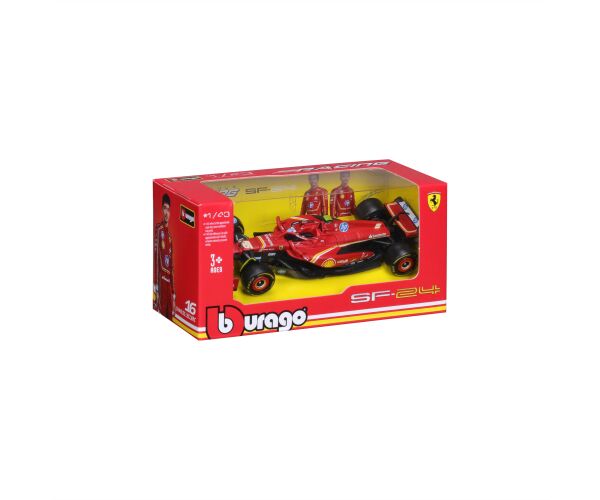 Bburago 1:43 Formula F1 Ferrari Scuderia SF-24 (2024) nr.55 Carlos Sainz