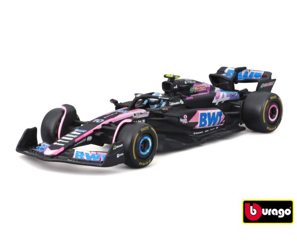 Bburago 1:43 RACE Formula F1 - BWT Alpine F1 Team A524 (2024) #10 (Pierre Gasly)