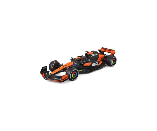 Bburago 1:24 RACE Formula F1 - McLaren F1 Team MCL38 (2024) #81 (Oscar Piastr) - Hard case