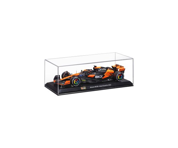 Bburago 1:24 RACE Formula F1 - McLaren F1 Team MCL38 (2024) #81 (Oscar Piastr) - Hard case