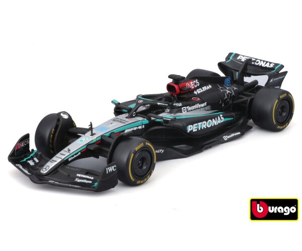 Bburago 1:43 RACE Formula F1 - Mercedes-AMG F1 W15 Performance (2024) #63 George Russel