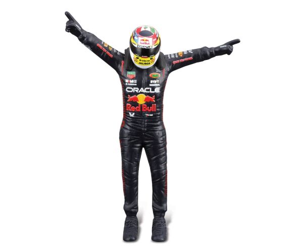 Bburago 1:24 RACE Formula F1 - Red Bull Racing RB19(2023) #11 (Sergio Peréz) -with driver and decora